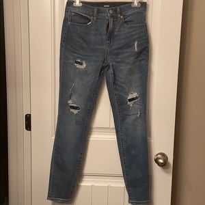 High rise jeans